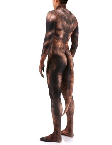 Combinaison Cosplay Loup-Garou Werewolf Marron