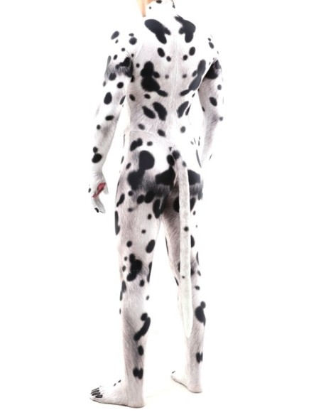 Combinaison Cosplay Chien Dalmatien Noir-Blanc Combinaison Cosplay Chien Dalmatien Noir-Blanc