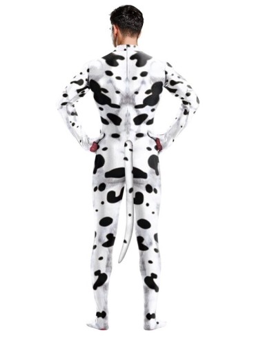 Combinaison Cosplay Chien Dalmatien Noir-Blanc