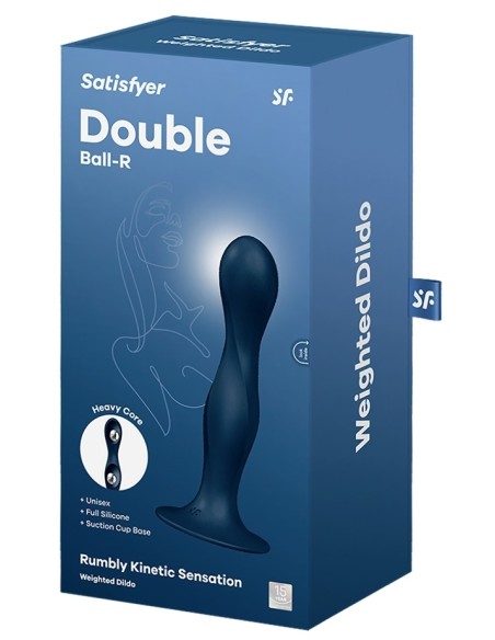 Plug Double Ball-R 17 x 3.5cm Bleu Plug Double Ball-R 17 x 3.5cm Bleu