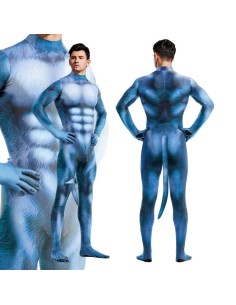 Combinaison Cosplay Dog Bleu