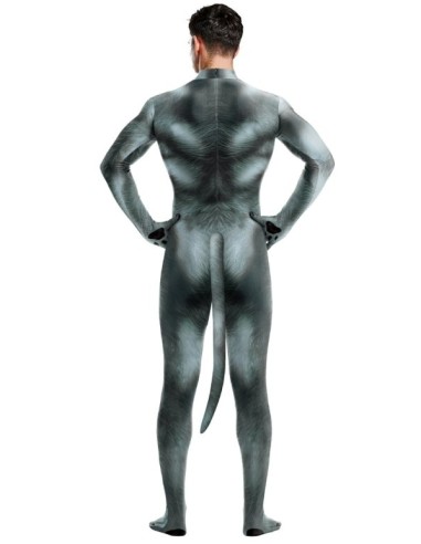 Combinaison Cosplay Loup Wolf Gris