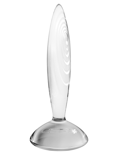 Plug en verre Sparkling Crystal 16 x 3.5cm Transparent