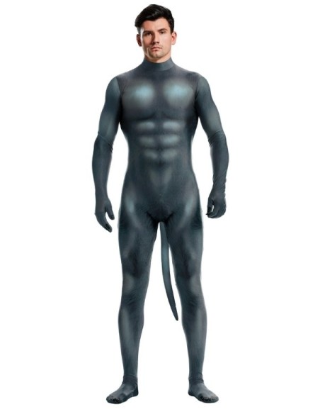 Combinaison Cosplay Dog Gris bleu