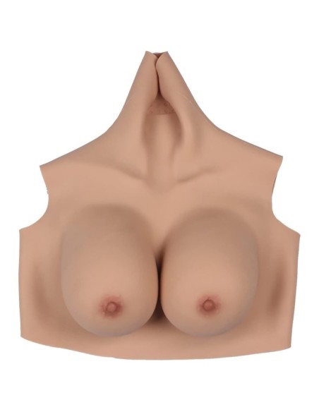 Buste Seins Coton Col haut Bonnet D