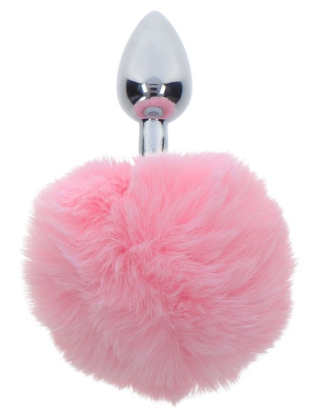 Plug Pompom 6 x 2.7cm Rose