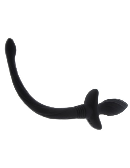 Plug Vibrant Queue de Chien Wiggle Tail 9 x 4cm Noir Plug Vibrant Queue de Chien Wiggle Tail 9 x 4cm Noir