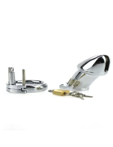 Cage de chasteté STEEL PADLOCK 12 x 3.5cm