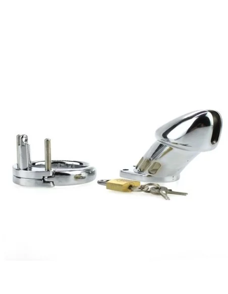 Cage de chasteté STEEL PADLOCK 12 x 3.5cm
