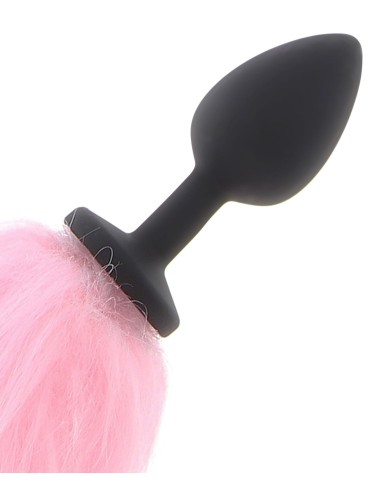 Plug avec queue Licorne Led 6 x 2.8cm Rose