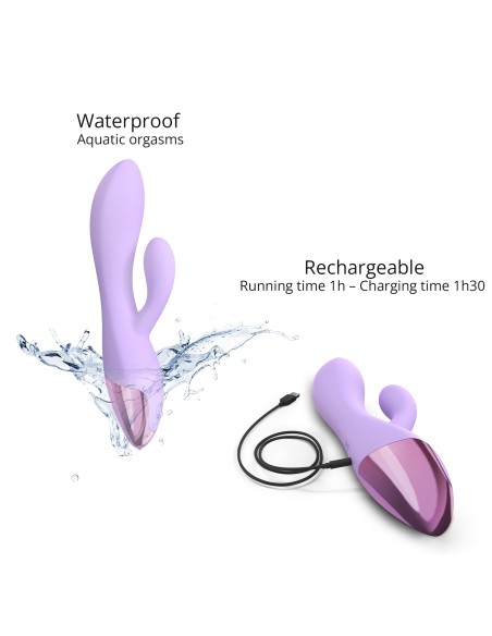 Vibro Rabbit Funky Bunny Love to Love Mauve