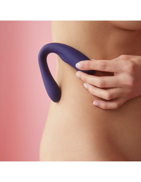Stimulateur vibrant pour couple Match Up Love to Love Indigo
