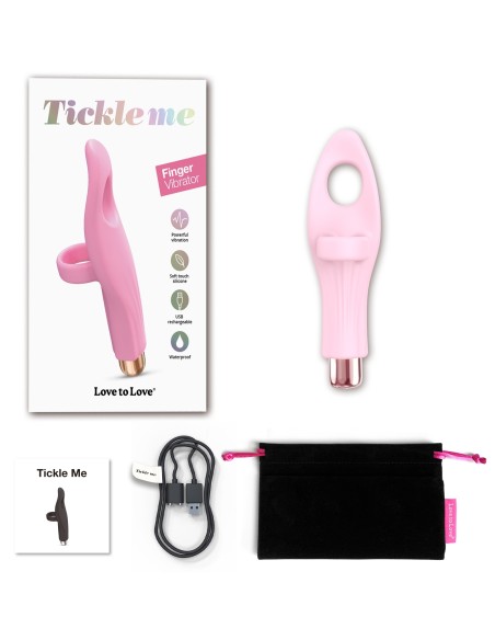 Stimulateur de clitoris Tickle Me Love to Love Rose