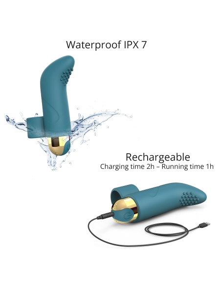 Vibro de doigt Touch Me Love to Love Bleu Vibro de doigt Touch Me Love to Love Bleu