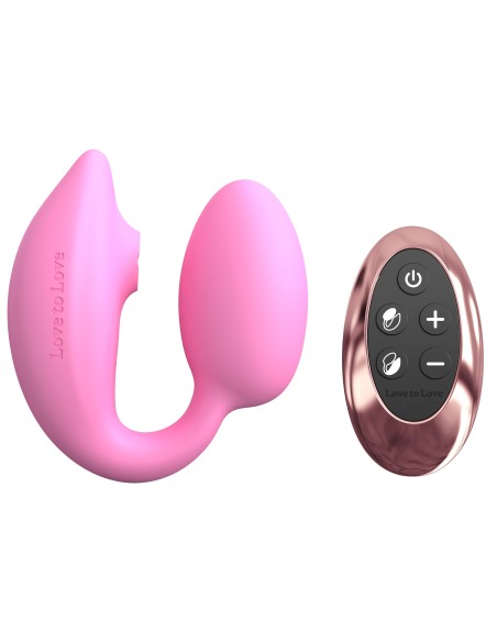 Stimulateur Clitoris et Point G Wonderlover Rose Stimulateur Clitoris et Point G Wonderlover Rose