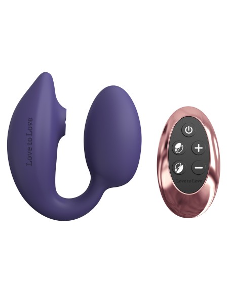 Stimulateur Clitoris et Point G Wonderlover Love to Love Indigo Stimulateur Clitoris et Point G Wonderlover Love to Love Indigo