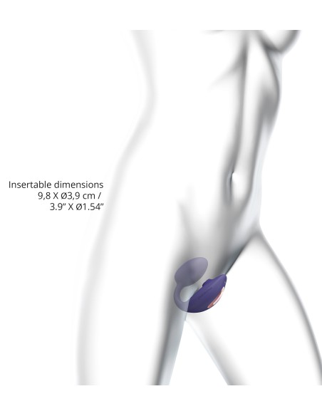 Stimulateur Clitoris et Point G Wonderlover Love to Love Indigo Stimulateur Clitoris et Point G Wonderlover Love to Love Indigo