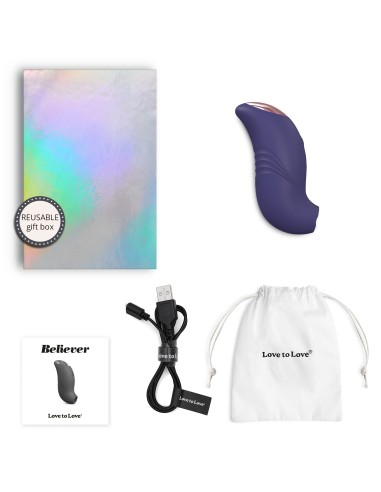 Stimulateur de clitoris Believer Love to Love Indigo