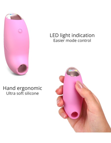 Stimulateur de clitoris Believer Love to Love Rose