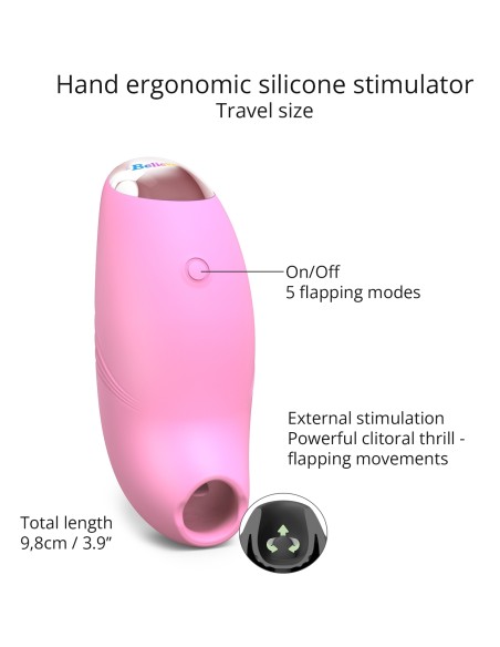 Stimulateur de clitoris Believer Love to Love Rose