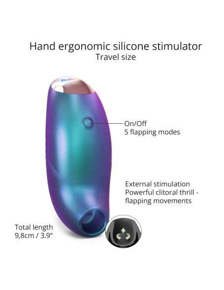 Stimulateur de clitoris Believer Love to Love Bleu Stimulateur de clitoris Believer Love to Love Bleu