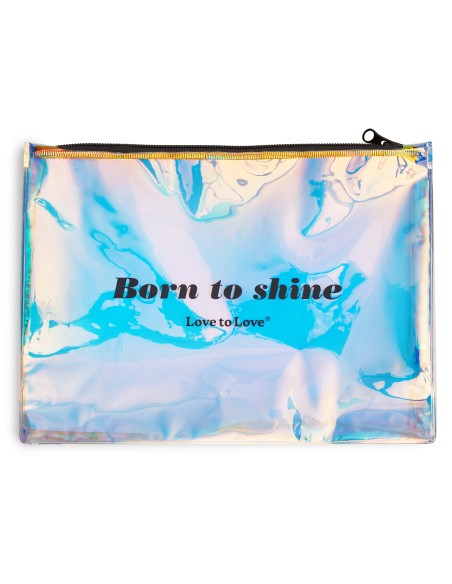Pochette de rangement Born to Shine Zip noir Pochette de rangement Born to Shine Zip noir