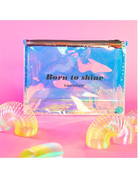 Pochette de rangement Born to Shine Zip noir Pochette de rangement Born to Shine Zip noir