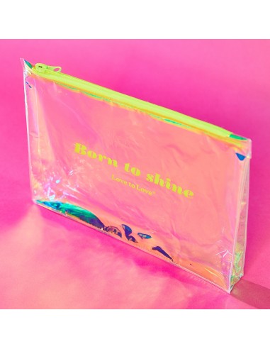 Pochette de rangement Born to Shine Zip jaune