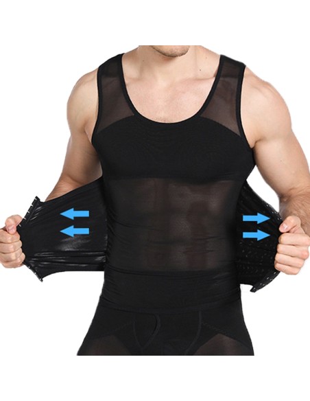 Débardeur Gainant Mesh Tight Noir