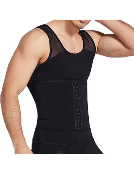 Débardeur Gainant Mesh Tight Noir