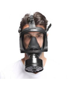 Masque à gaz Full Visu Noir
