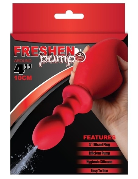 Poire de lavement Fresh Wash 10 x 3.2 cm - Contenance 275ml Rouge