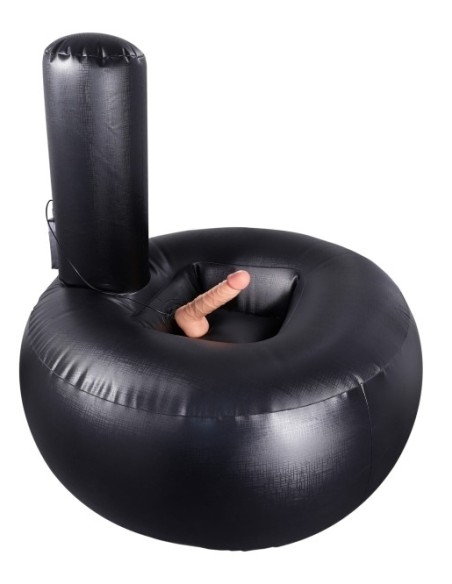 Coussin gonflable avec Gode Lust Thruster Noir Coussin gonflable avec Gode Lust Thruster Noir