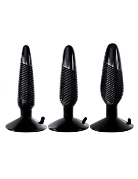 Kit de 3 plugs Xplorer noirs