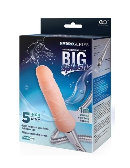 Tuyau avec gode Big Splash 12 x 3cm