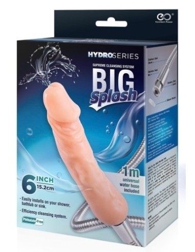 Tuyau avec Gode Big Splash 15 x 3.5cm