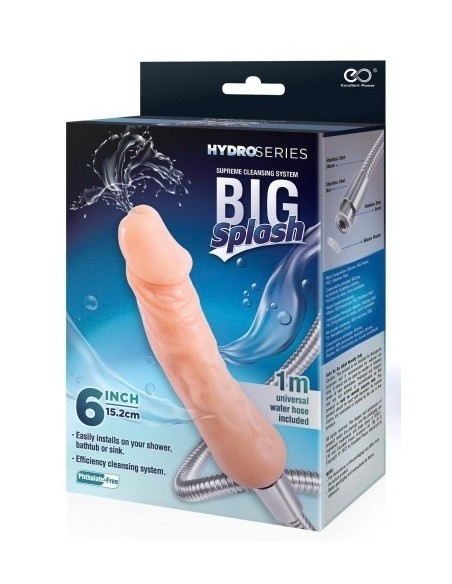 Tuyau avec Gode Big Splash 15 x 3.5cm Tuyau avec Gode Big Splash 15 x 3.5cm