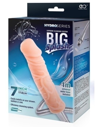 Tuyau avec Gode Big Splash 16 x 4cm