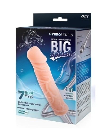 Tuyau avec Gode Big Splash 16 x 4cm