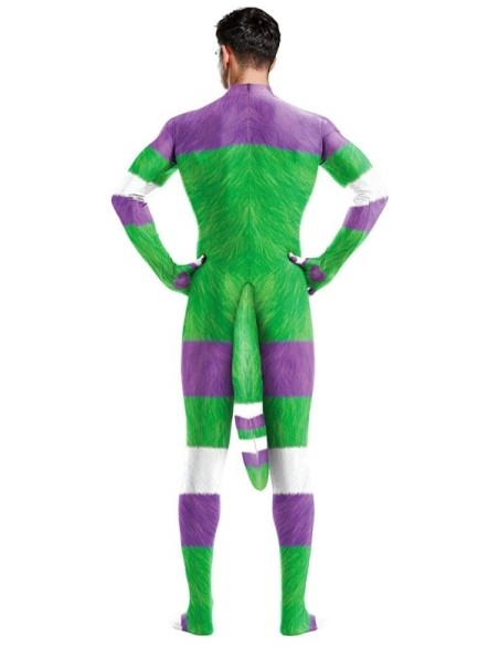 Combinaison Cosplay Cartoon Blanc-Vert-Violet Combinaison Cosplay Cartoon Blanc-Vert-Violet