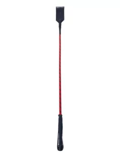 Cravache Slapper Crop 70cm Noir-rouge