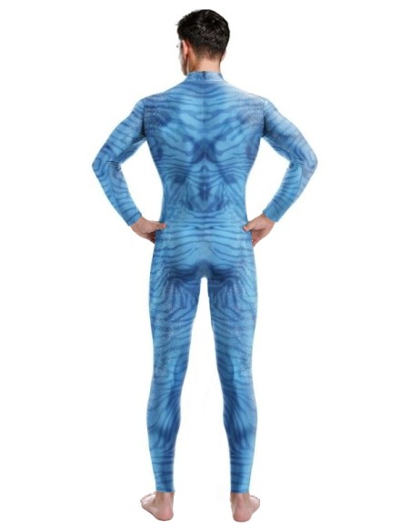 Combinaison Cosplay Sous les mers Fish Bleue Combinaison Cosplay Sous les mers Fish Bleue