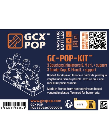 Kit de 3 Bouchons Diffuseur précis + support GC-POP™ S/M/L