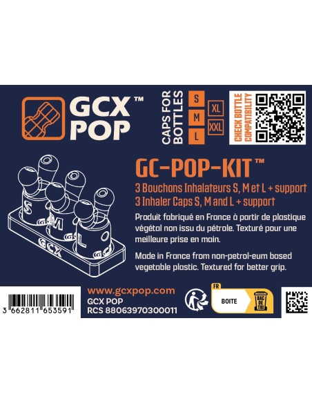 Kit de 3 Bouchons Diffuseur précis + support GC-POP™ S/M/L Kit de 3 Bouchons Diffuseur précis + support GC-POP™ S/M/L