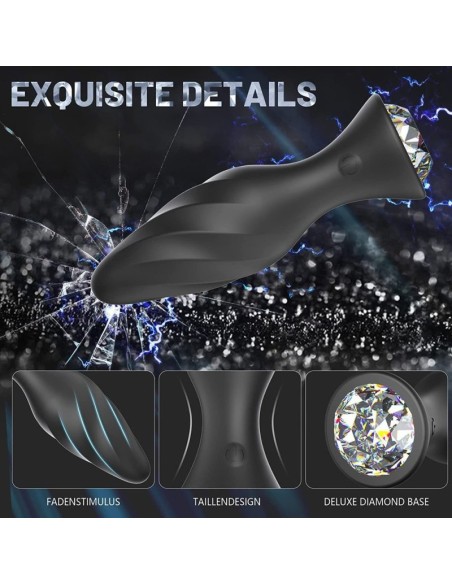 Plug Bijou Vibrant Jewervibe 10 x 3.5cm