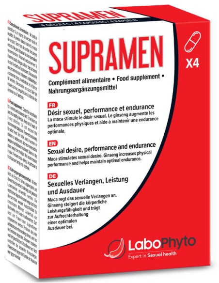 Stimulant SupraMen 4 gélules