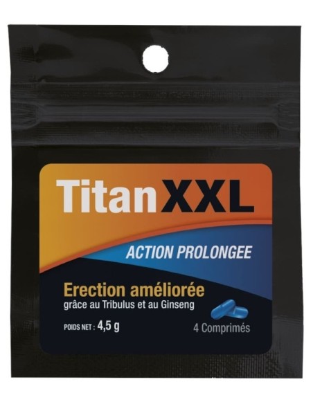 Titan XXL Stimulant Action prolongée 4 gélules
