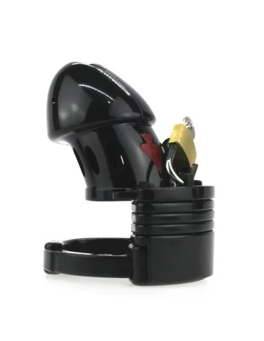 Cage de chasteté PIQUE 10 x 3.5 cm Noire