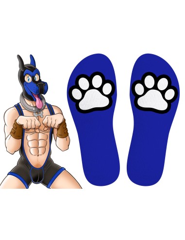 Chaussettes Paw Kinky Puppy Bleues