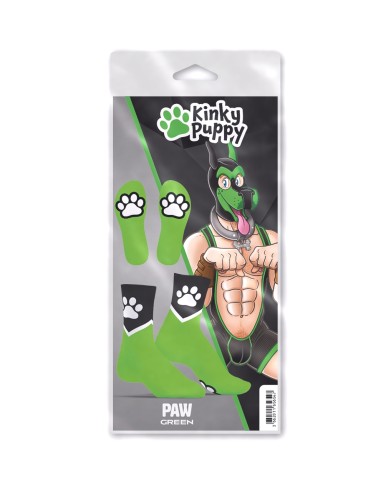Chaussettes Paw Kinky Puppy Vertes